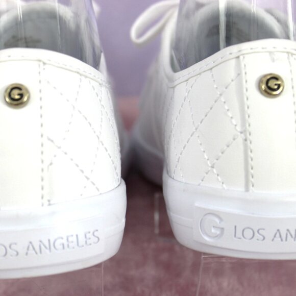 GBG Los Angeles White Quilted Sneakers Women’s Size 8.5 NWOT - Picture 4 of 7